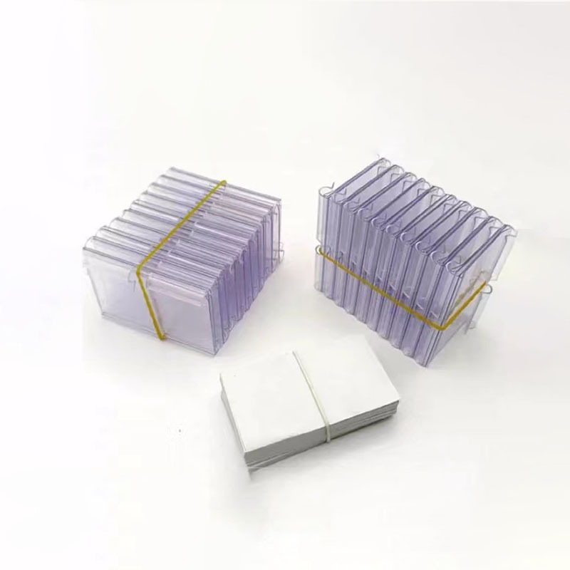 Transparent Punching Price Tag Double-Line Hook-Type Label Bulk Area Pvc Price Card High-Transparency Price Tag