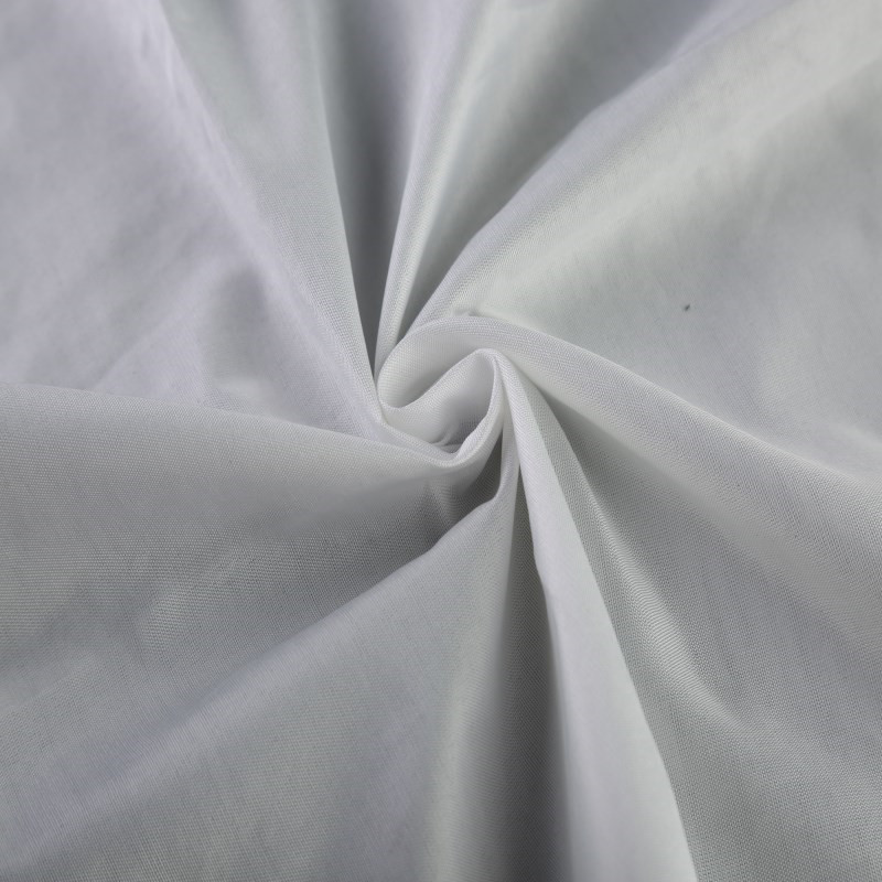 Gray cloth factory polyester plain sofa lining bedding fabric semi-extinction full elastic spring woven gray cloth