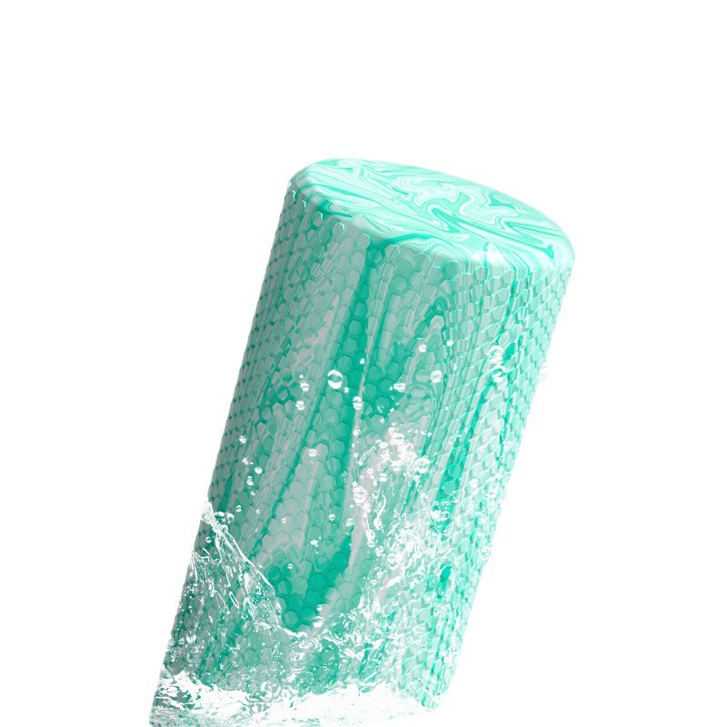 Fitness massage shaft yoga column camouflage solid eva yoga column rainbow foam floating point yoga axis can print logo