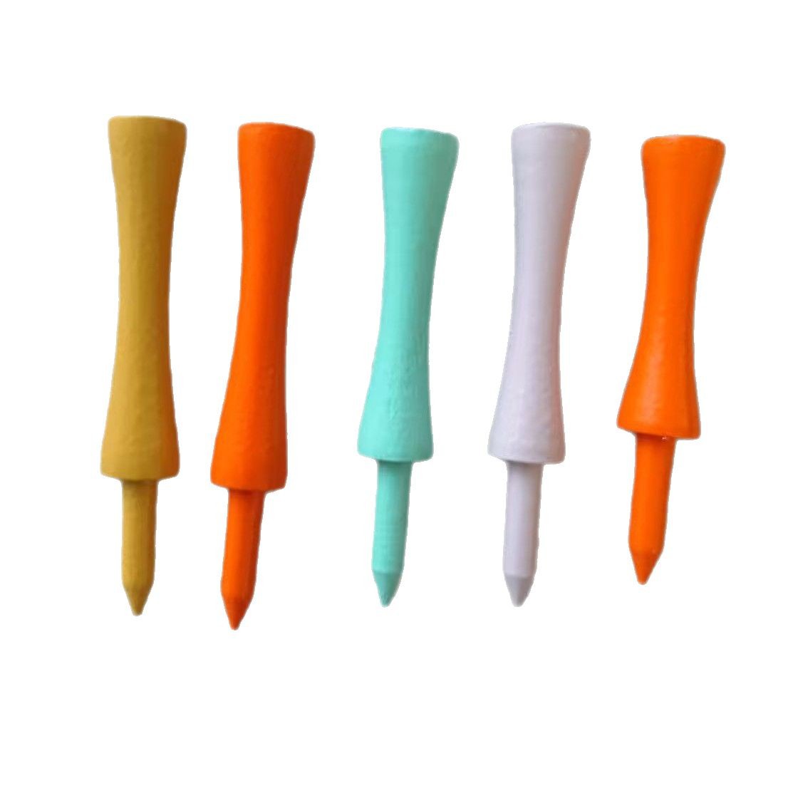 Customized Golf Limit Ball Tee Wooden Golf Limit Spikes Double Layer Golf Wood Tee Source Manufacturer