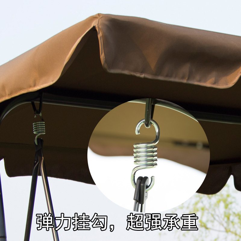 Outdoor swing courtyard double leisure rattan hammock iron lazy hanging basket outdoor home balcony hanging chair rocking chair