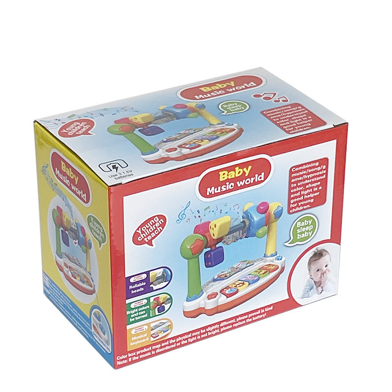 Cross-Border Educational Music Kingdom Baby Electronic Keyboard Toy Multi-Functional with Light Baby Early Education Singing Story