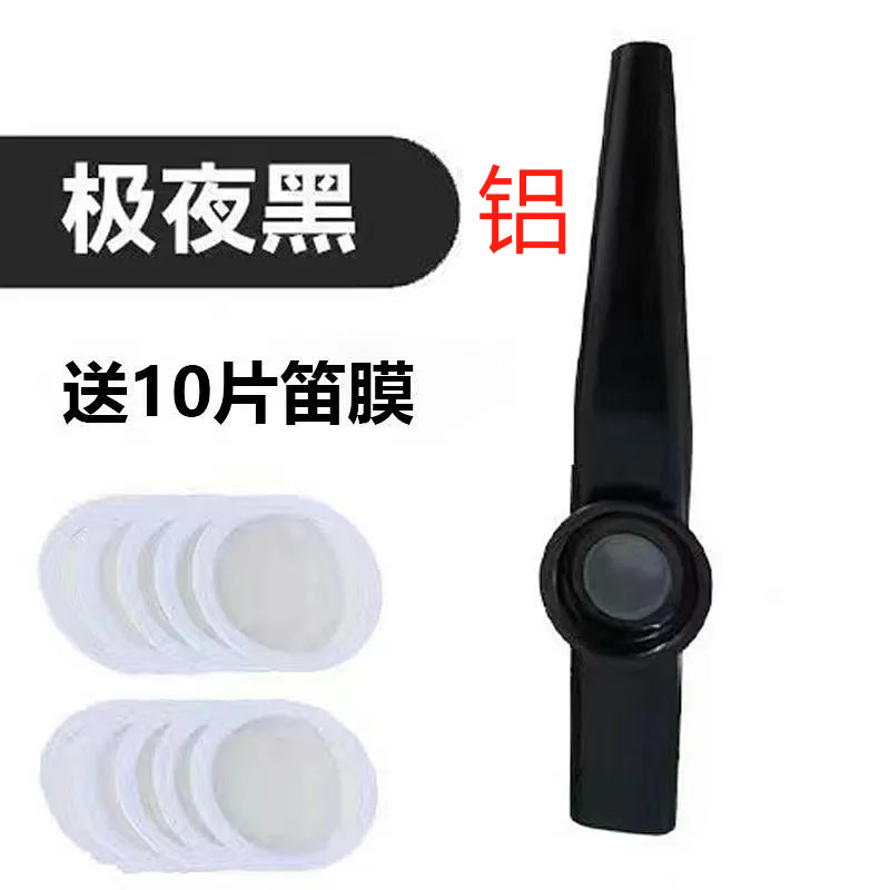 Beginner's Metal Kazoo Performance-Grade Small Niche New Flute Zero-Based Simple and Easy-To-Learn Accompaniment Instrument