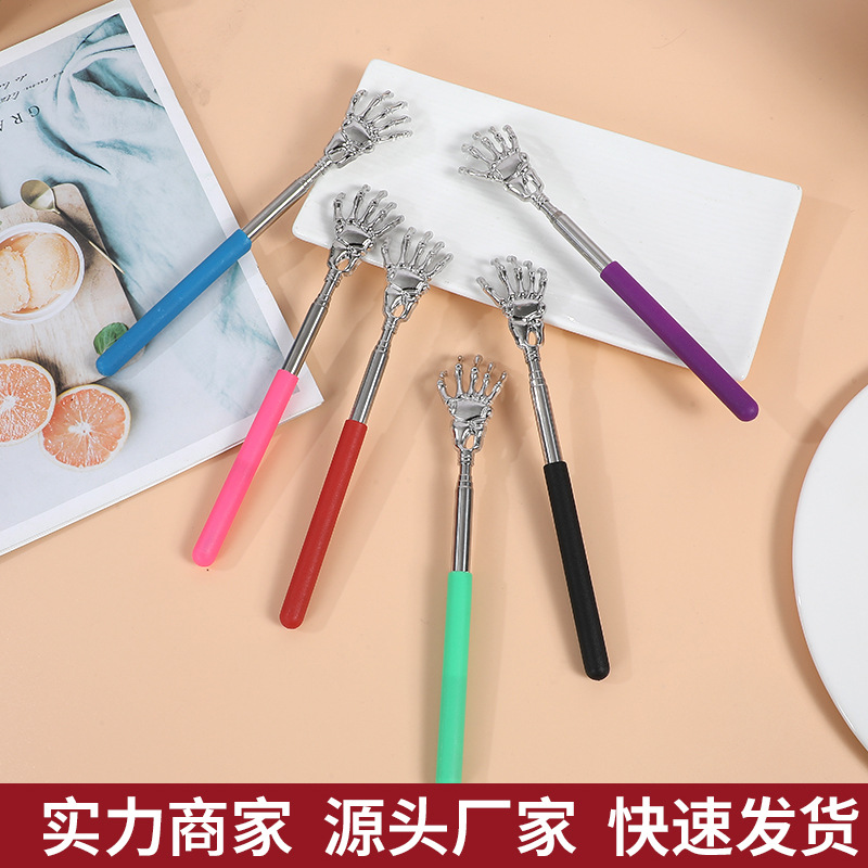 Ghost Hand Stainless Steel Retractable Tickle Scratch Scratch Scratch Tickle Artifact Portable Home Don't Ask for People to Scratch Back to Solving Itching Wholesale