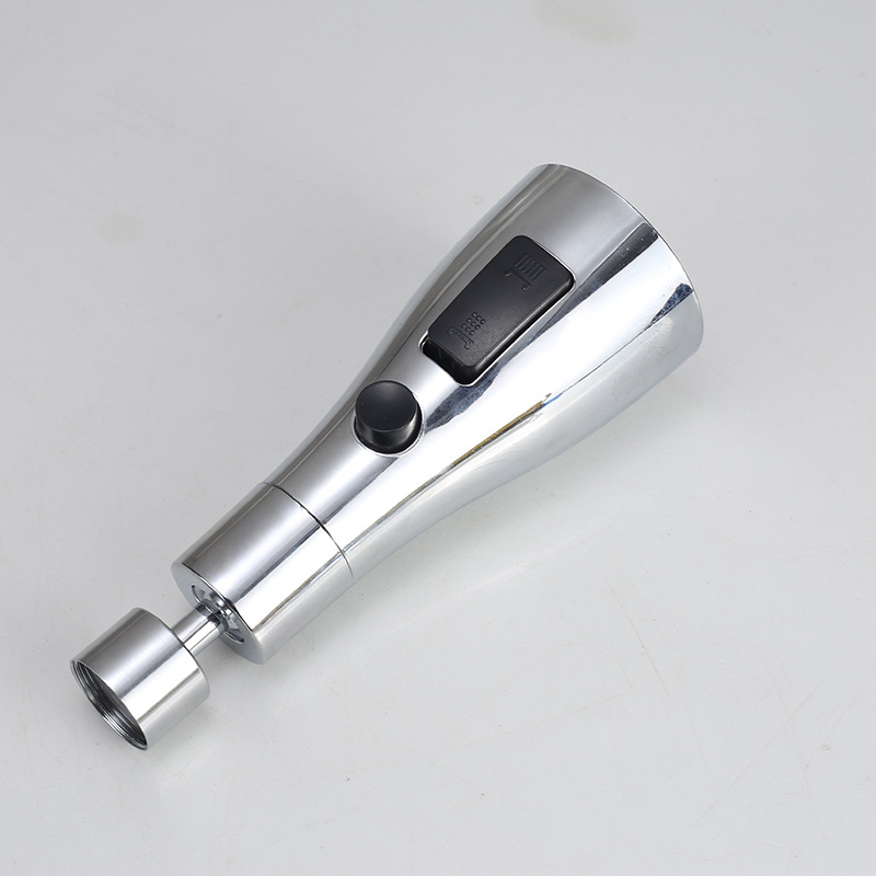 Kitchen Sink Faucet Extension Tool, Pressure-Boosting Splash-Proof Universal Joint, Dishwashing Showerhead