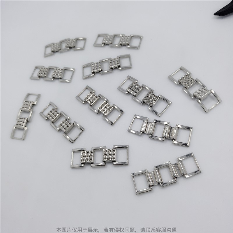 Аксессуары для обувных пряжек высокого класса, пряжки с бриллиантами, ювелирные цепи, висячие белые пряжки, пряжки для браслетов, прямая продажа от фабрики