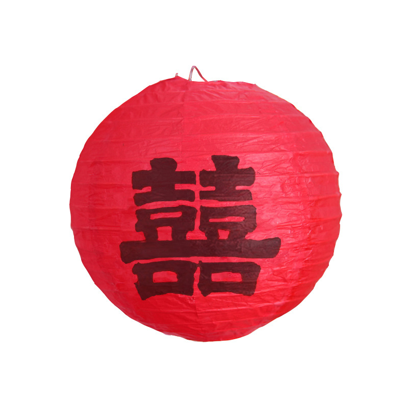 Wedding Style Red Lantern Chinese Paper Lantern Tree Hanging Ornaments Bride Photo Props Wedding Room Decoration