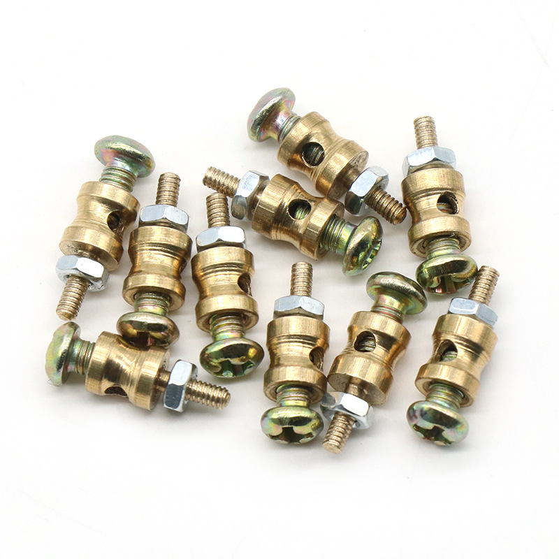 Quick Adjustment Model Aircraft Fixed Wing Paper Aircraft Pull Rod Adjuster Copper Nut Su 27 Model Aircraft Screw