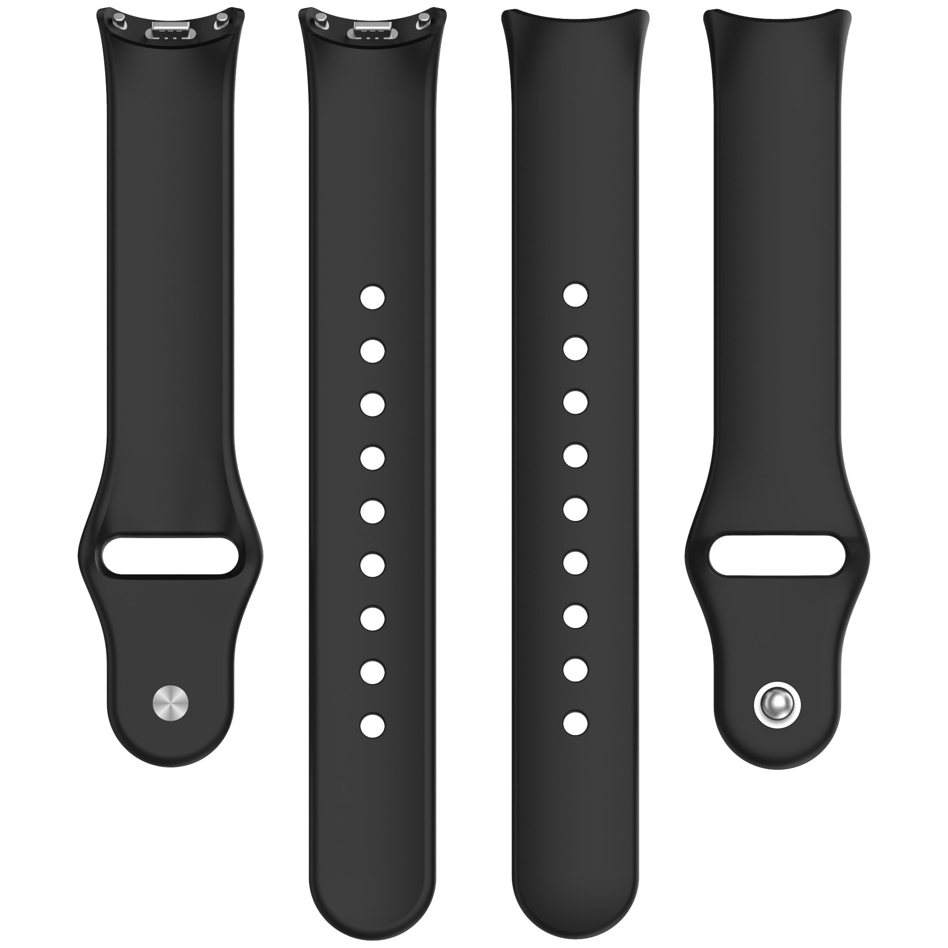 Suitable for Xiaomi Mi Band 10 Reverse Buckle Strap Mi Band9 Sports Strap 8 Nfc Silicone Strap Mi10 Strap