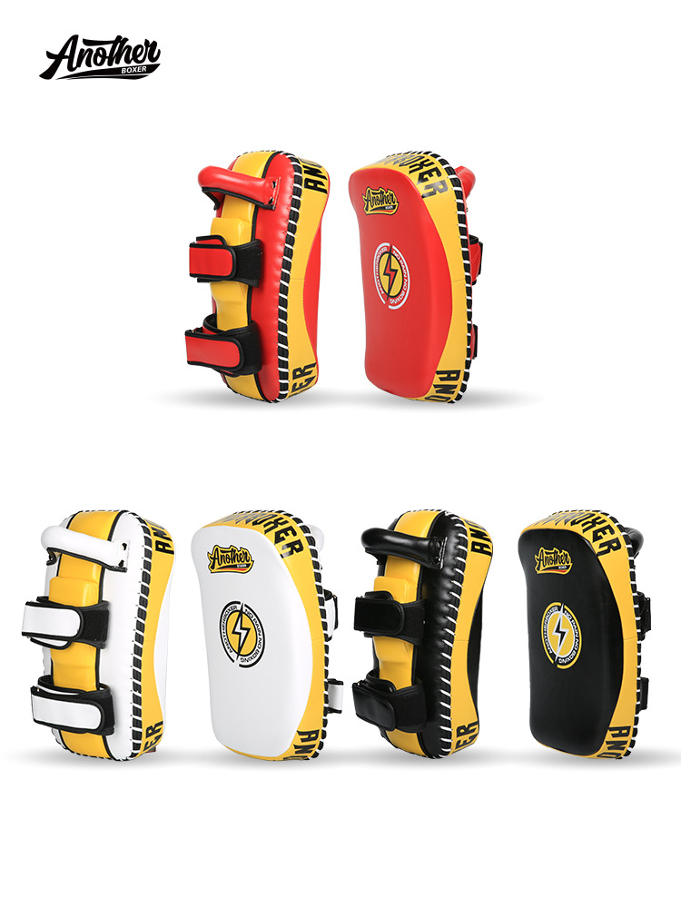 An Microfiber Leather Muay Thai Foot Target Curved Target Boxer Target Fighting Taekwondo Boxing Target Training Back Kick Target