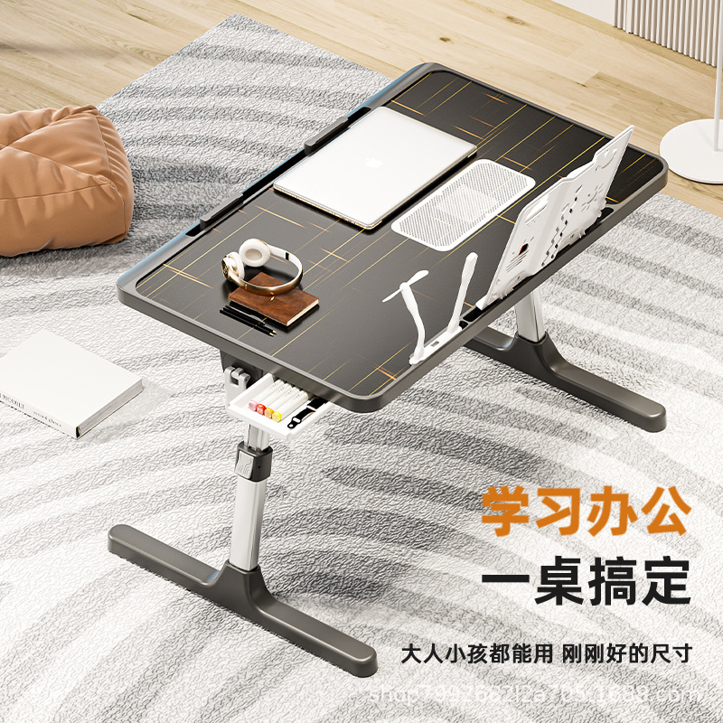 Foldable Lifting Bed Small Table Dormitory Study Table Bay Window Table Reading Table Computer Table Lifting Adjustable