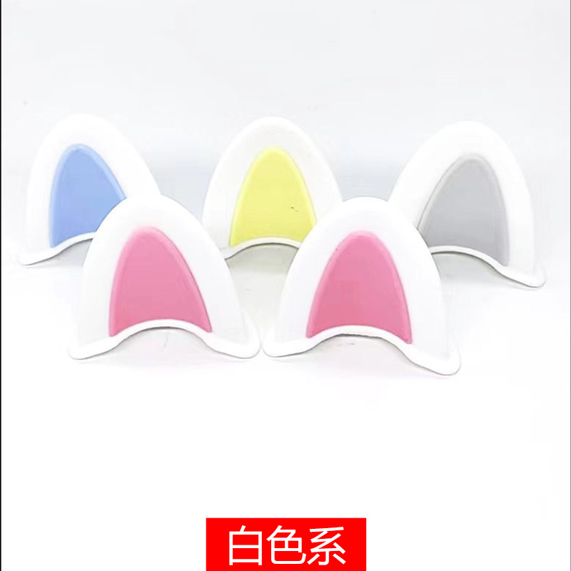 Helmet cat ears decoration electric car decorative stickers cute girl helmet decoration children's helmet Princess cat ears