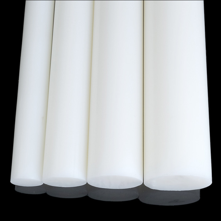 White Beige Plastic Rod Pa66 Nylon Rod Pp Rod Solid Cylinder Mc Plastic Nylon Rod