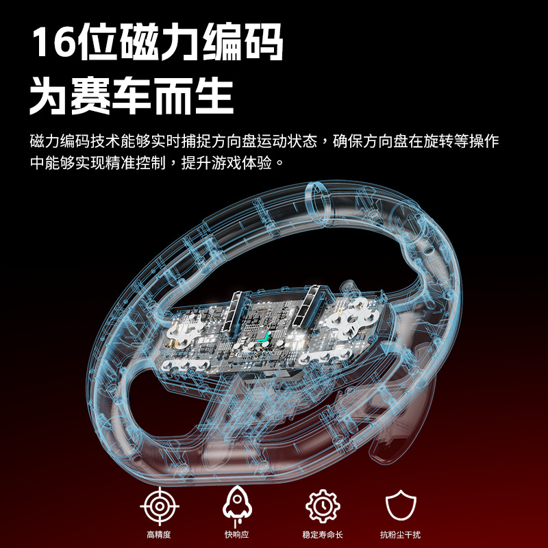 Laishida PXNV9 Gen2 racing game steering wheel 900 degree car simulator support P4/ PS4/NS