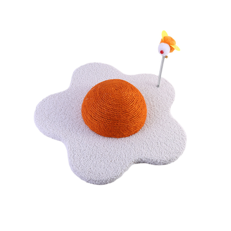 New Cat Scratching Board Sisal Cat Climbing Frame Non-Shedding Flower Cat Climbing Frame Cat Claw Board Cat Scratching Board Pet Toy