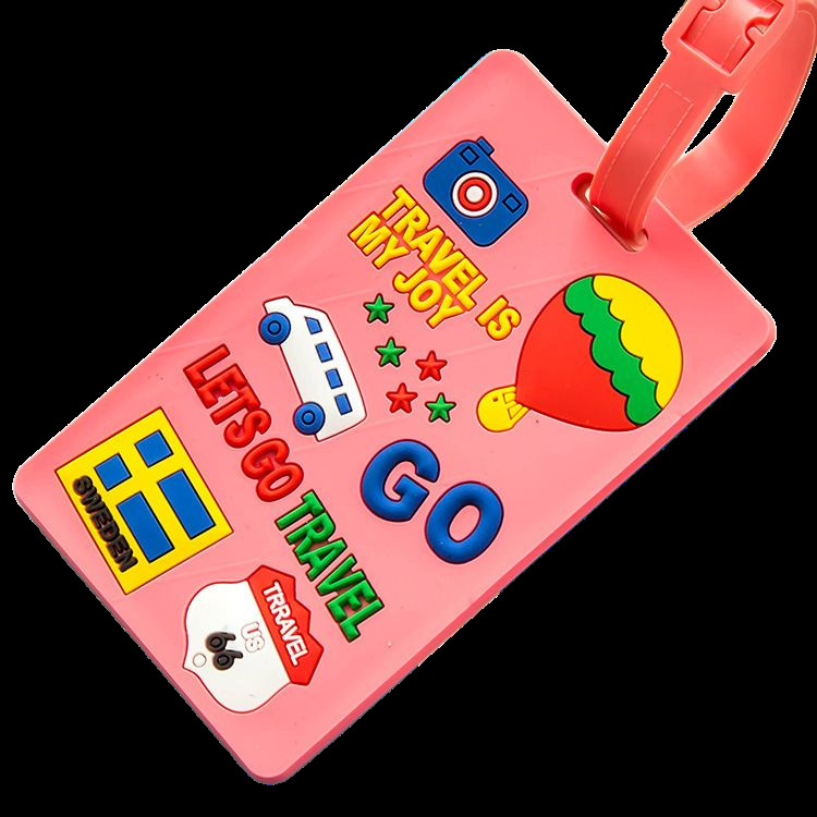Customized Pvc Luggage Tag, Soft Silicone Name Tag, Id Logo Boarding Pass, Picture Card Holder, Work Card Customization
