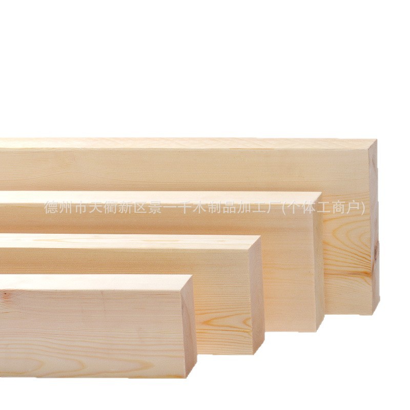 Pine Board DIY Handmade Wooden Strip Partition Wooden Solid Wood Frame Column Decorative Material Keel Back Panel Model