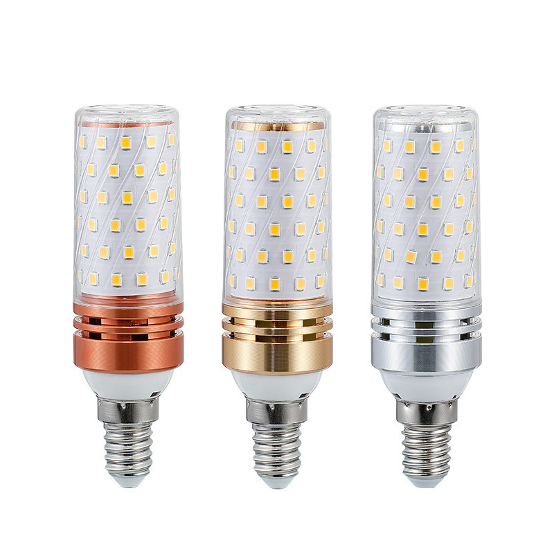 Led Bulb Screw Energy-Saving Corn Lamp Super Bright Household E27E14 Crystal Chandelier Living Room Bedroom Dining Room Light Source