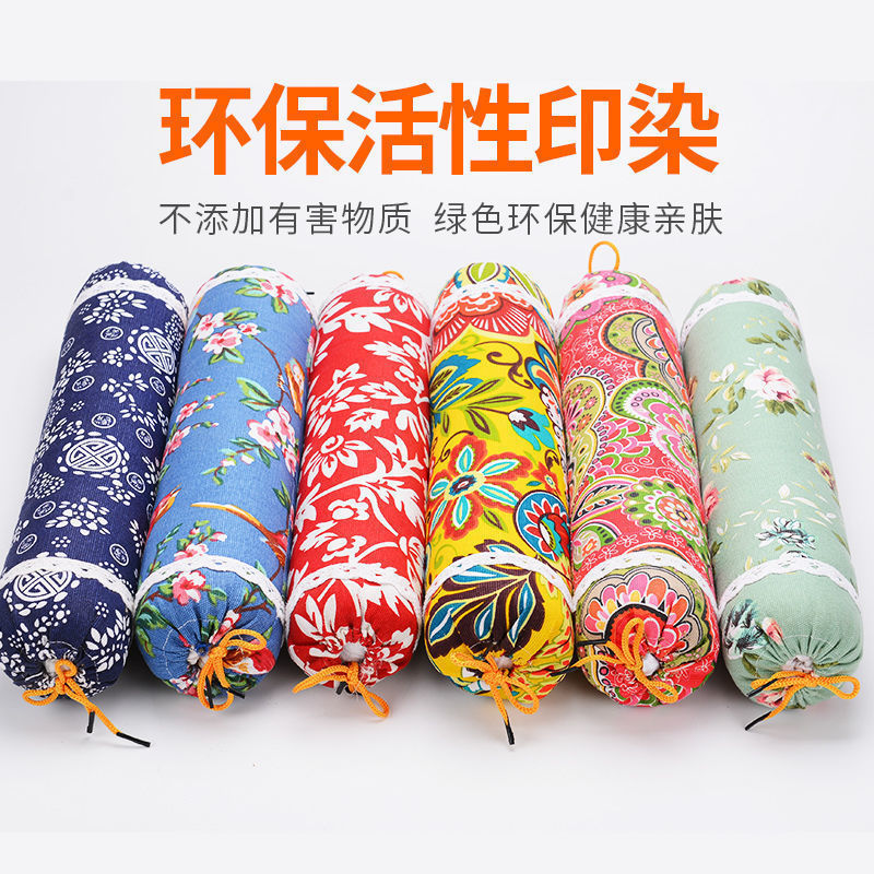 wormwood pillow pure wormwood cervical pillow neck pillow wholesale large old coarse cloth pillow moxibustion pillow cylindrical pillow cervical pillow