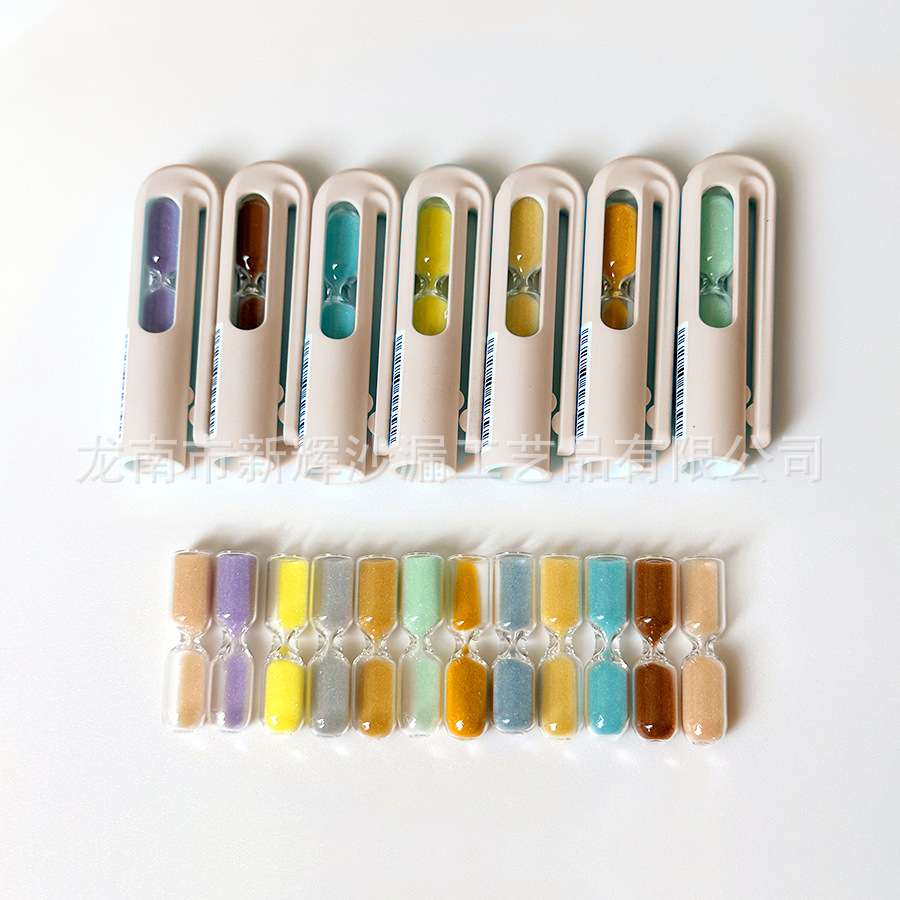 Песочные часы для ручки, маленькие песочные часы, брелок с песочными часами, таймер, мини-песочные часы