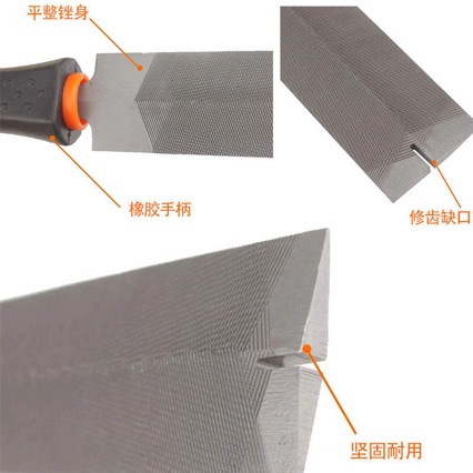 Manufacturer Wholesale Diamond-Shaped File, Double-Grained Sharp and Wear-Resistant Professional Saw File, Diamond-Shaped File Quick Knife Sharpener