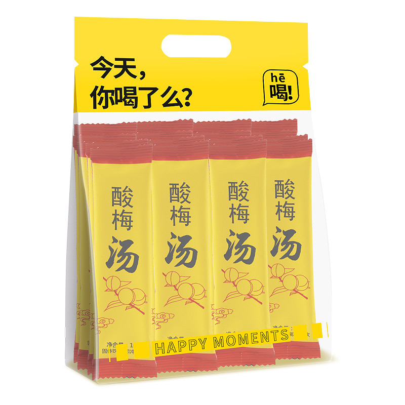 Sour Plum Soup, Osmanthus Sour Plum Soup Raw Material Package, Sour Plum Juice Concentrate for Instant Drink, Beverage for Supermarkets and Home Use, Sour Plum Soup Powder Crystal