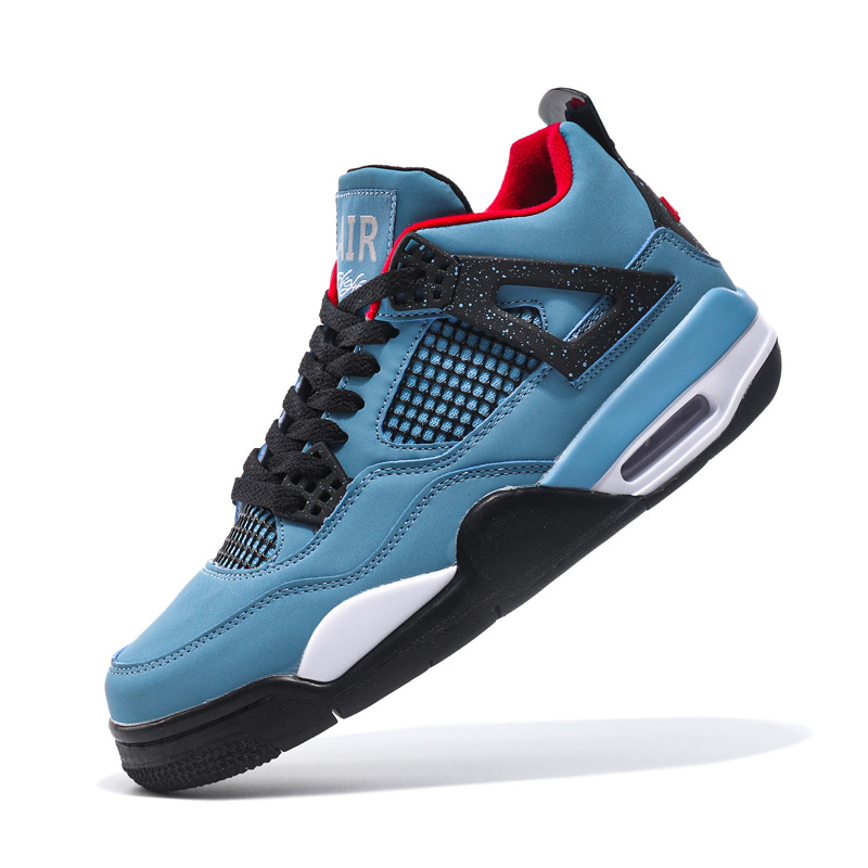 Wholesale Pure Original Aj4 Men's and Women's Shoes from the Source Factory in Putian, White Cement Sports Basketball Shoes, Breathable and Height-Increasing