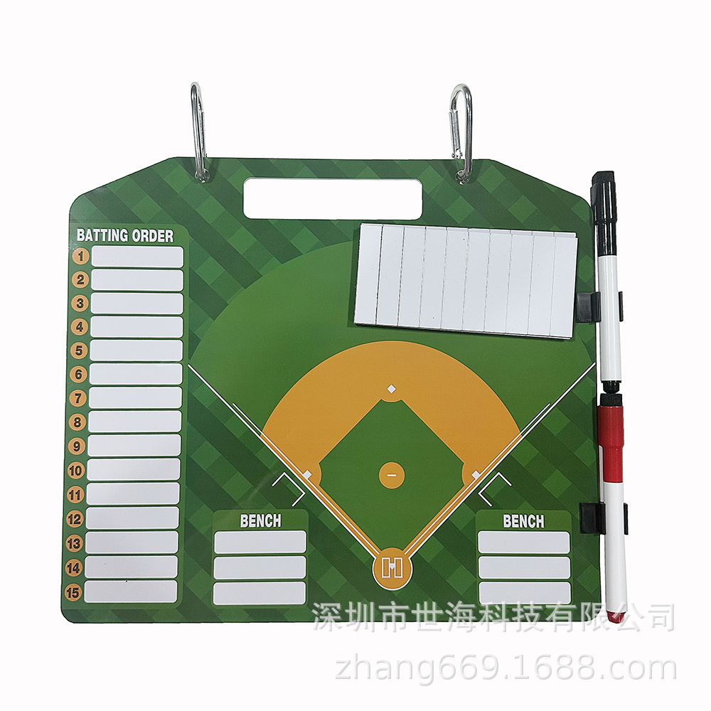 Cross-border in stock Baseball Magnetic Tactical Board Coach Board Basketball Football Tactical Board Can Write Demonstration Command Tactics