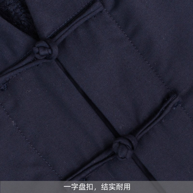 Traditional Taoist Robe Taoist Costume Winter Taoist Costume Sanqing Collar Pair-breasted Taoist Coat Fleece Short Waistcoat Fleece-lined Vest