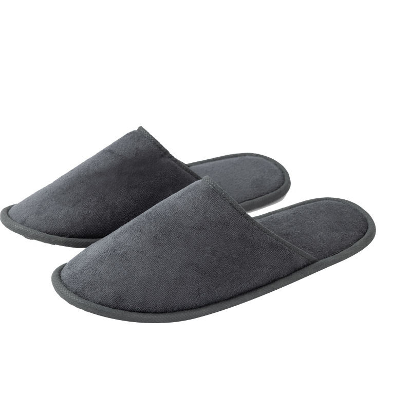 Star hotel hotel disposable slippers homestay dedicated thickened home autumn and winter non-slip hospitality wholesale LOGO