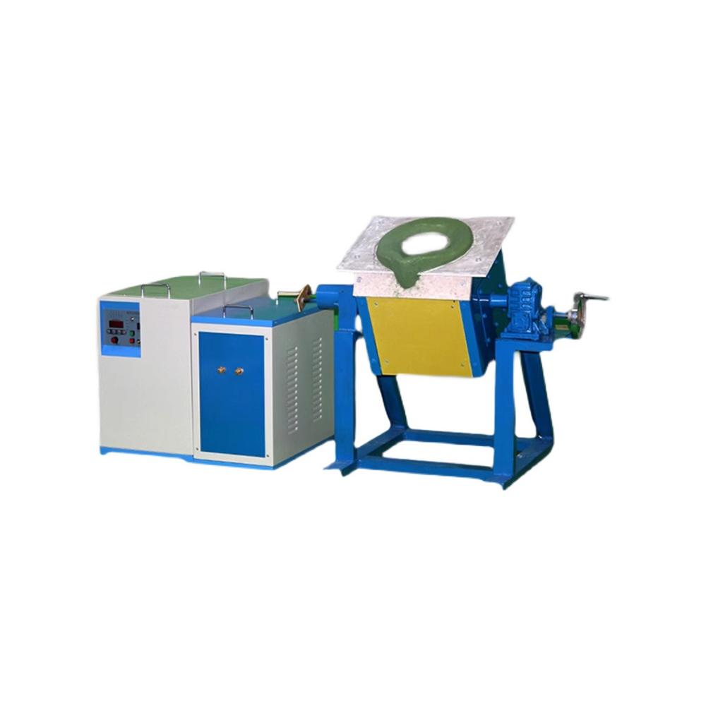 Medium Frequency Smelting Furnace Small Smelting Furnace Smelting Gold Silver Copper Tin Selenium Aluminum Tellurium Nickel Manganese Steel Iron Flower 1-300kg