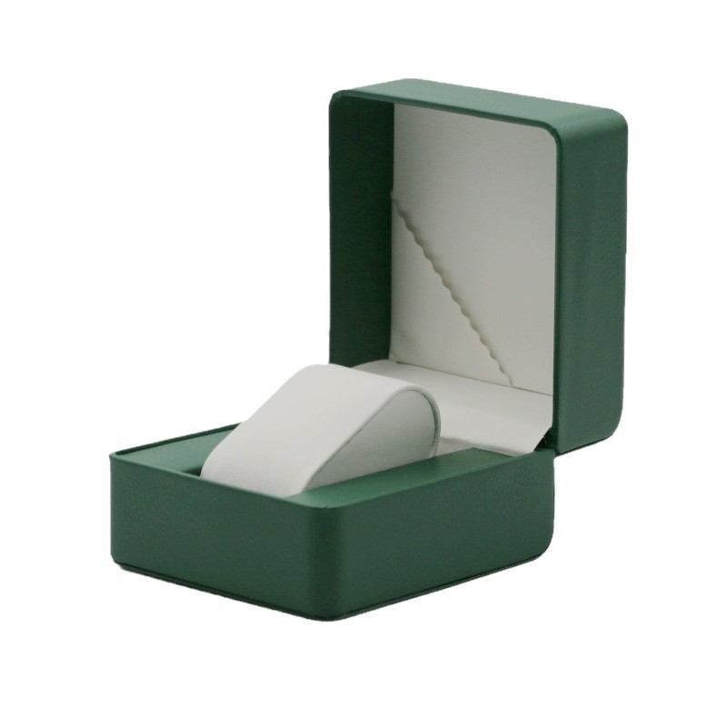 Rounded PU Leather Twisted Watch Box Flip Watch Box Gift Box Cross-border High-end Watch Display Storage Watch Box Bag