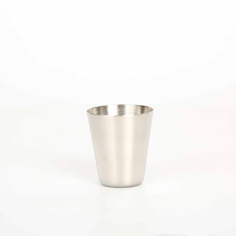 Factory Wholesale Stainless Steel Small Wine Cup Beer Cup Wine Cup Outdoor Portable Wine Cup Household Wine Cup