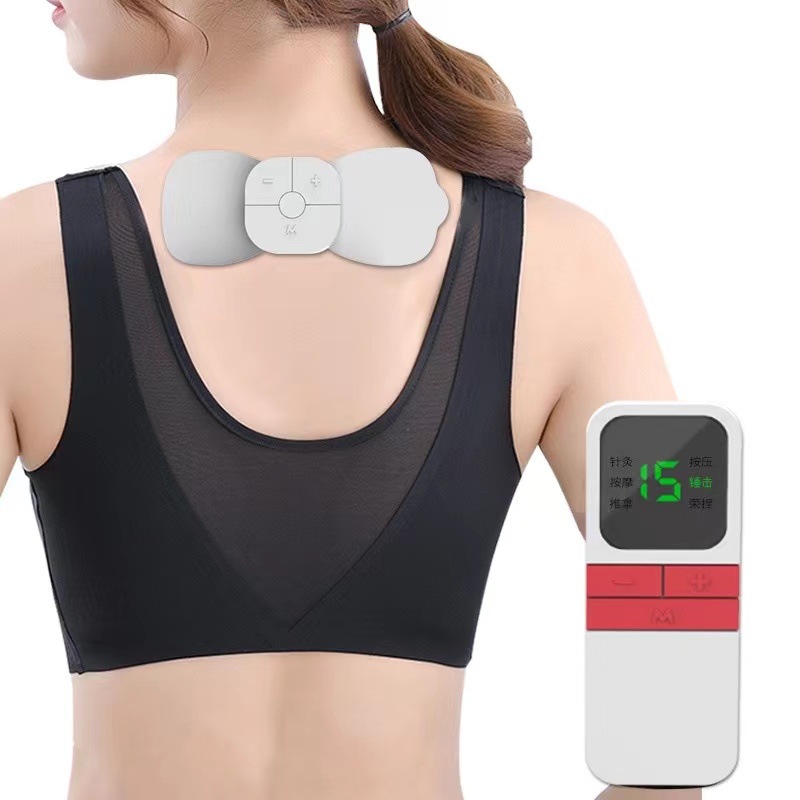Remote control massage stickers heating pulse massager stickers whole body function muscle relaxation stickers EMS electrical stimulator