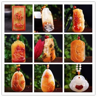 Подвеска из нефрита Хуанлун Хунсин, подвеска, ручка, украшение, прямая трансляция, одна оплата