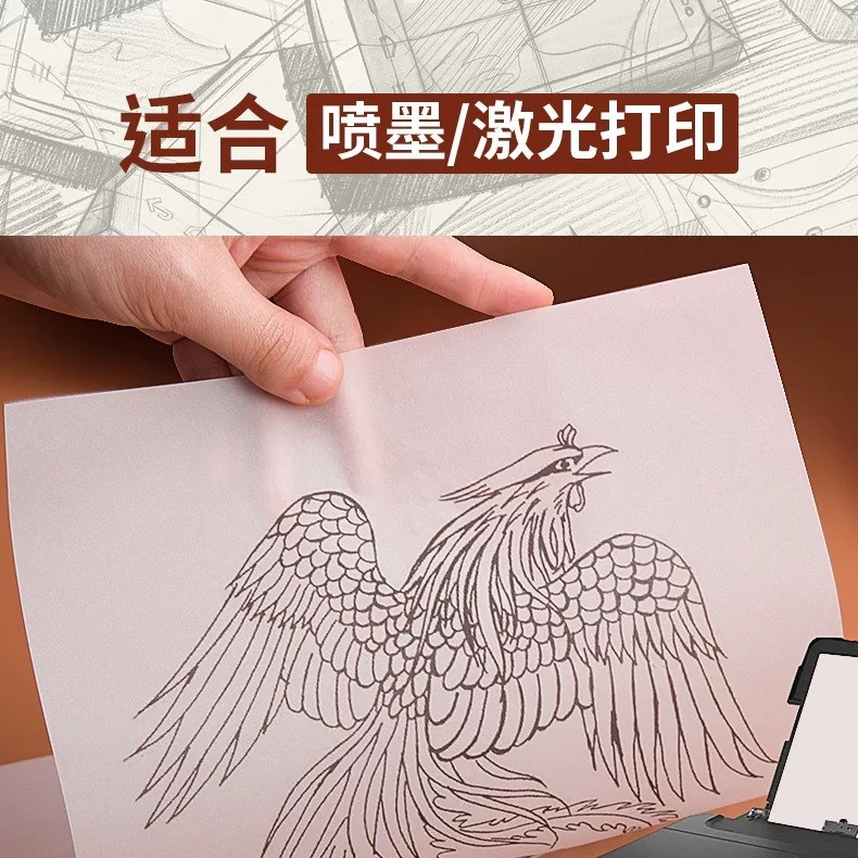Manufacturer Supplies 55-220g Translucent Tracing Paper for DIY Drawing, High Transparency, in Stock