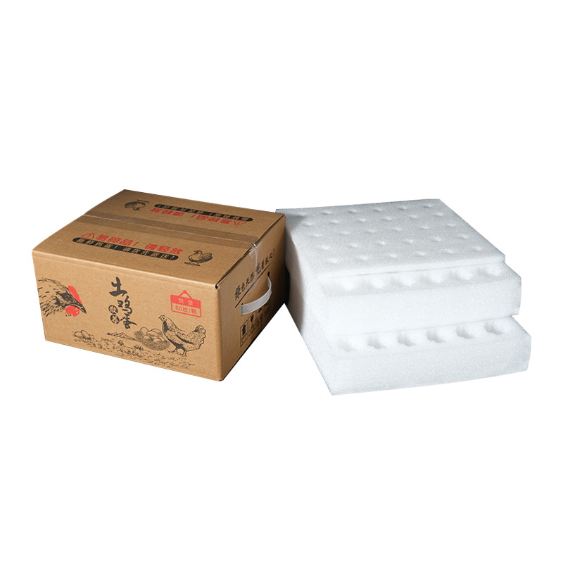 Epe Pearl Cotton Egg Tray Egg Express Box Egg Carton Carton Anti-Fall Sticky Bottom Breathable Model Wholesale Delivery