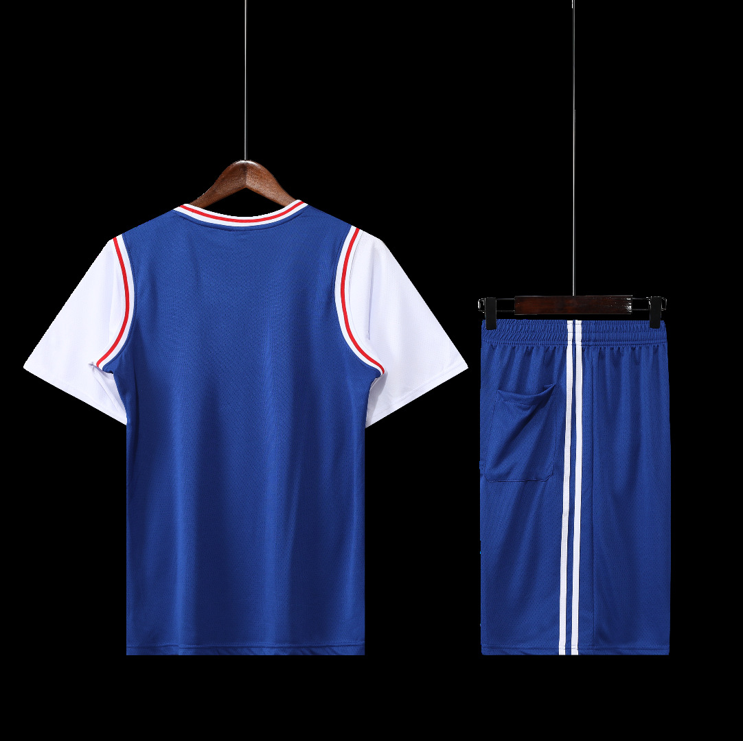 JCN03 Fake Two-piece Chinese Children Adult Suit Basketball Suit Kindergarten Performance Suit Competition Suit 3XS-5XL