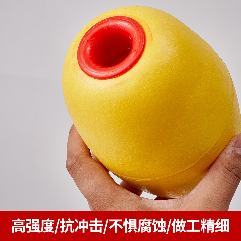 Pvc Olive-Shaped Float, Floating Foam Buoy, Pvc Fishing Net Water Surface Positioning Red Heart High Buoyancy