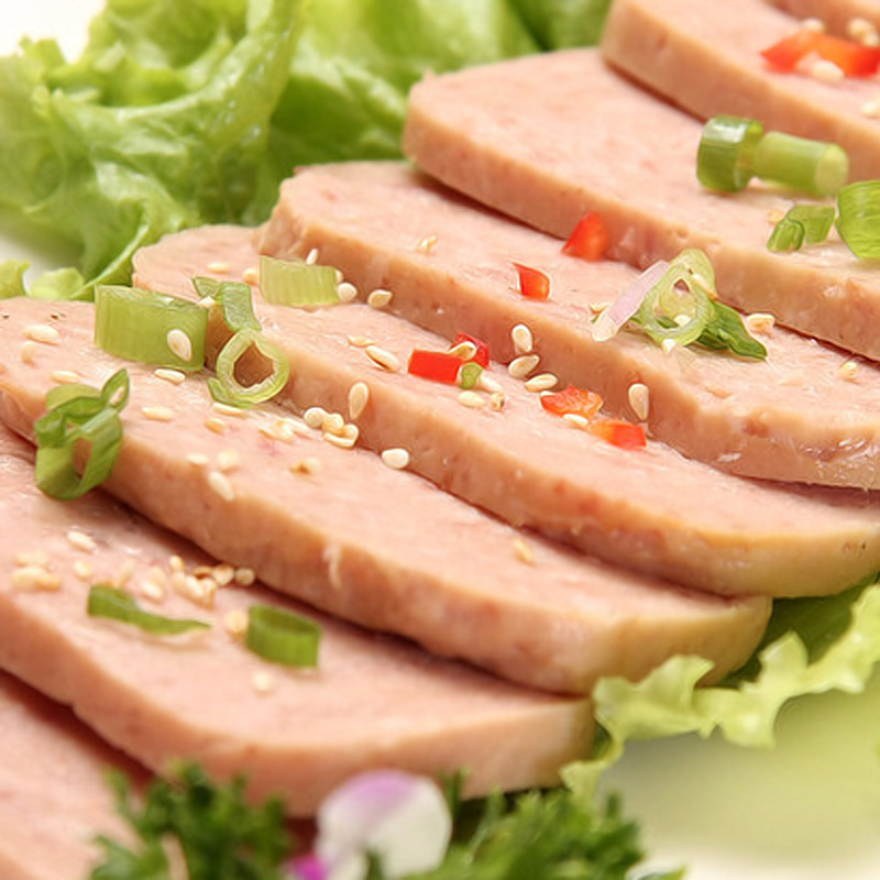 Shuanghui Qingyifang Luncheon Beef Flavor Canned 340g Halal Ready-To-Eat Ham Slices Fried Fire