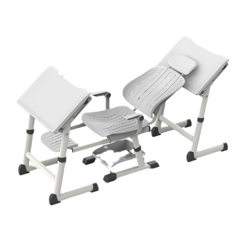 New Training Class Student Desk and Chair Reclining Folding Lifting Multi-Functional Lunch Break Desk and Chair Desk Wholesale
