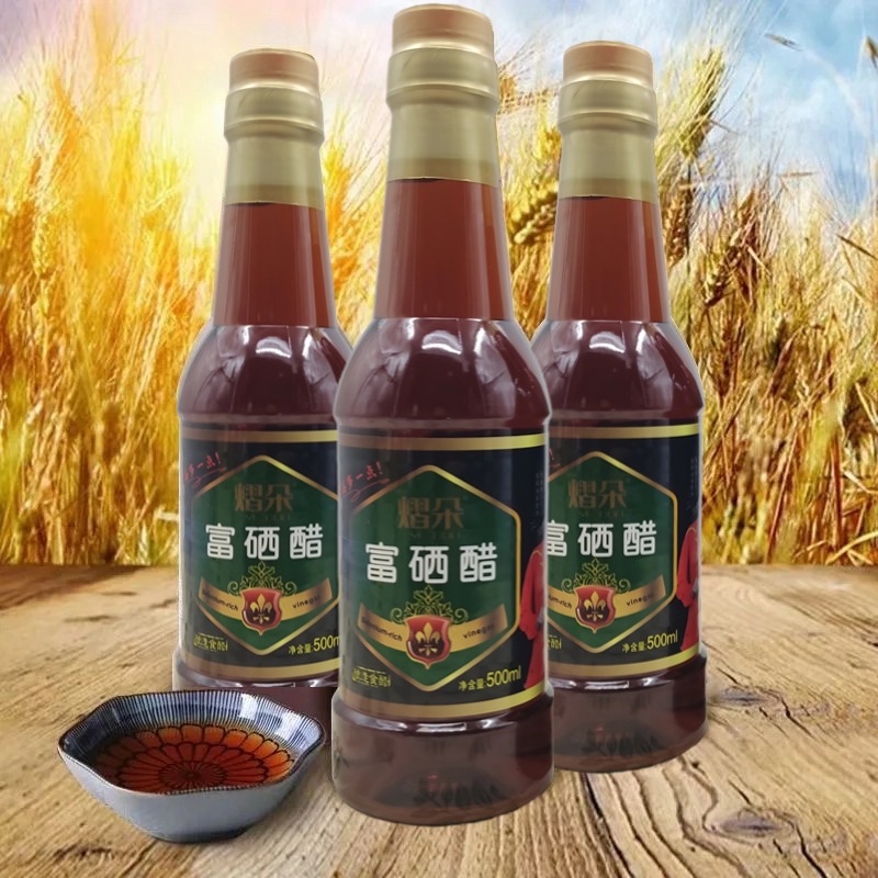 Factory Sales Yiduo 500ml Selenium-Rich Soy Sauce, Natto Red Yeast Rice, Sea Buckthorn Vinegar, Selenium-Rich Vinegar, Conference Gifts, Healthy Vinegar