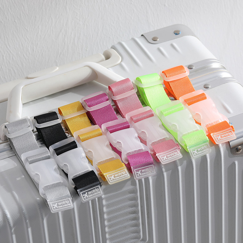 Cross-Border Supply Travel Trolley Bag External Buckle Strap Portable Clip Buckle Lanyard Luggage Anti-Lost Strap