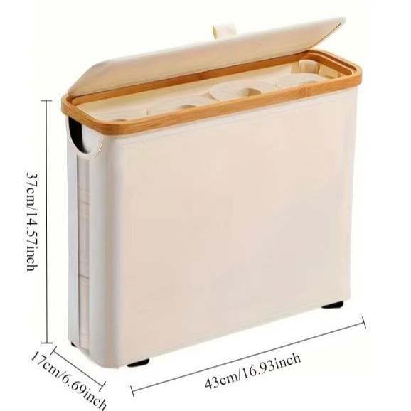 Amazon Bathroom Toilet Paper Storage Basket Toilet Paper Storage Box Bathroom Accessories Rack Visible Tissue Storage Basket