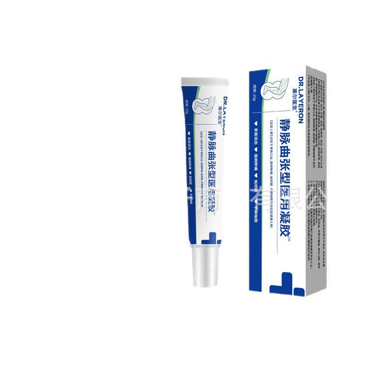 Dr.Layeron Varicose Vein Light-Guided Gel with Protruding Veins and Earthworm Legs Is Ready for Sale