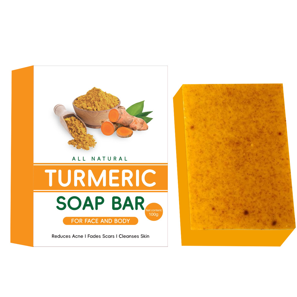 Cross-border foreign trade Europe and the United States TK turmeric soap lemon soap kojic acid soap ginger handmade cold soap bath soap