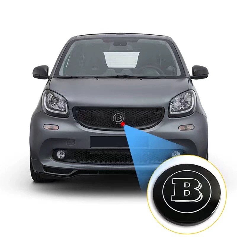 Suitable for Smart W453 Front Grille with Babo Car Logo 15-19 Models New Appearance