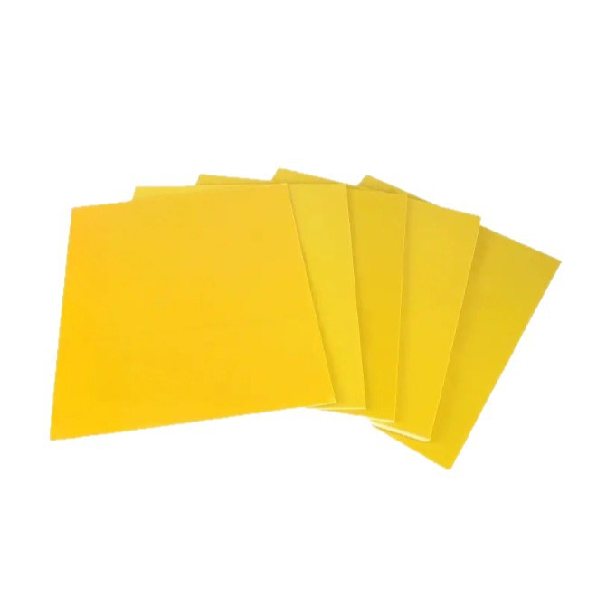 Cross-Border 3240 Yellow Epoxy Board G10 Board Lithium Battery Insulation High Temperature Resistant Processing Engraving Distribution Box Insulation Board