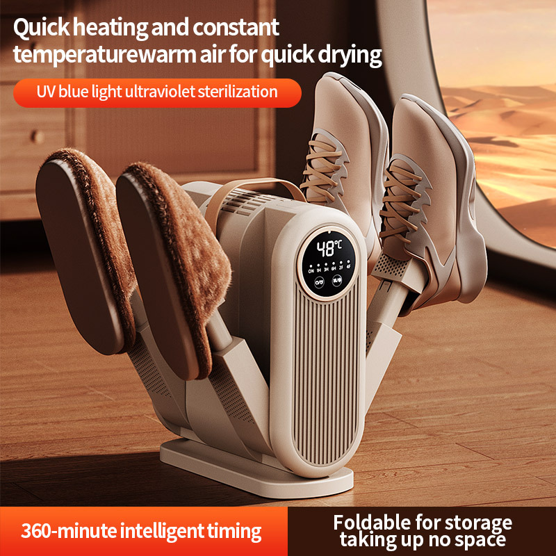 Cross-Border Intelligent Timed Shoe Dryer Portable Foldable Dual-Purpose Shoe Dryer Warm Air Dryer Household Constant Temperature Shoe Dryer