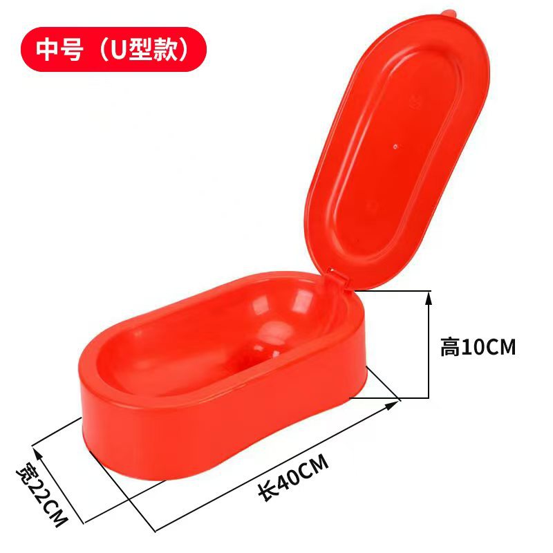 Temporary Toilet for Decoration, Disposable Small Squatting Pit Construction, Temporary Simple Squatting Toilet, Deodorant Flushable Potty